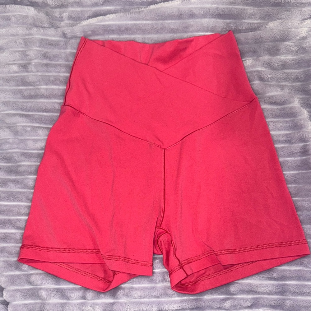 Aerie Pink Crossover Shorts